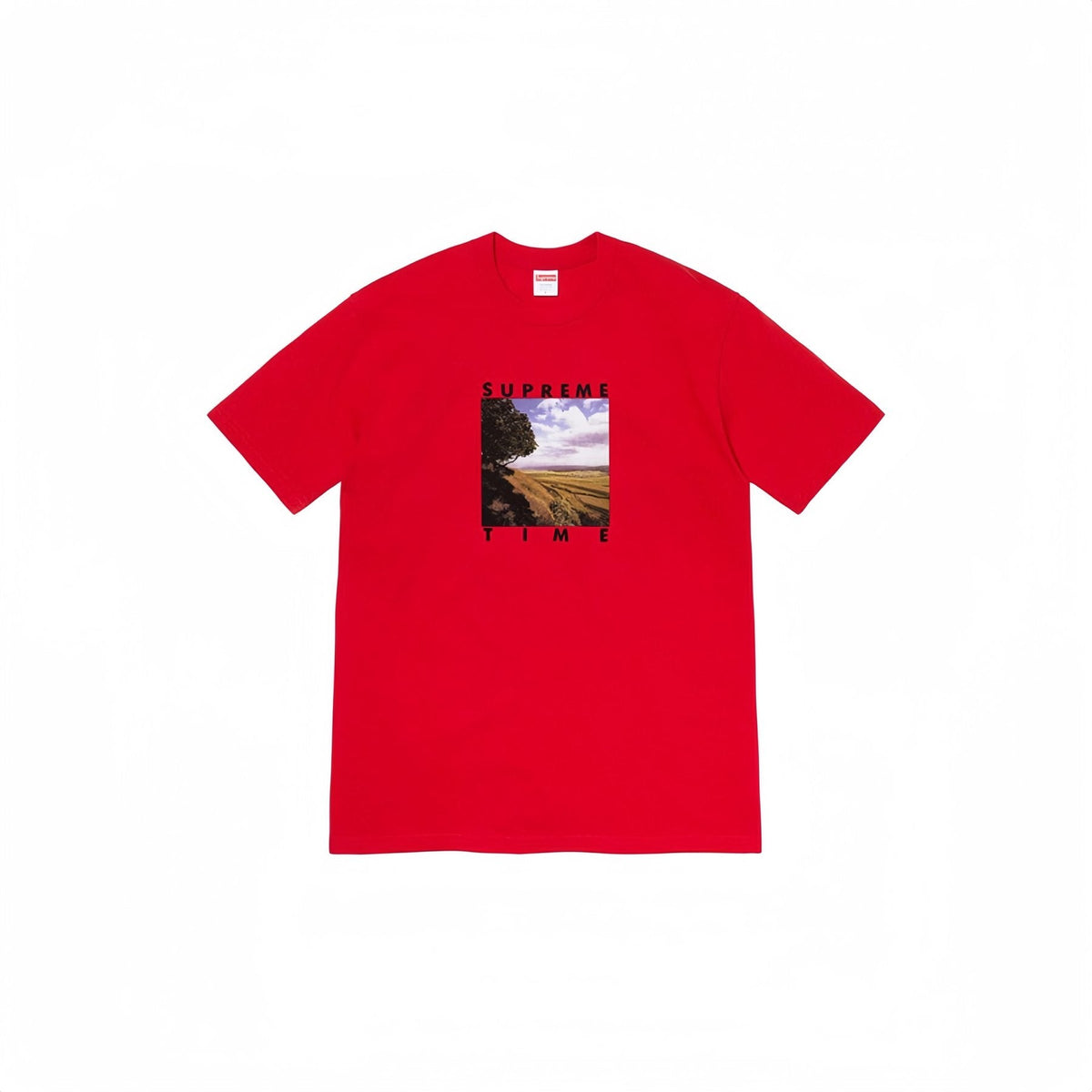 Supreme Time Landscape Graphic T-Shirt — front