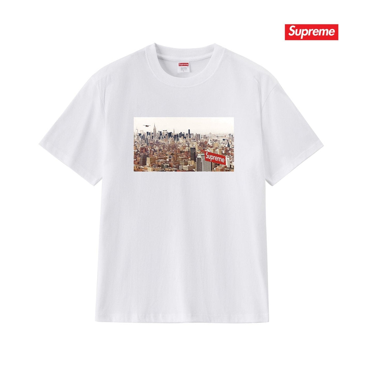 Supreme City Photo Graphic T-Shirt — front
