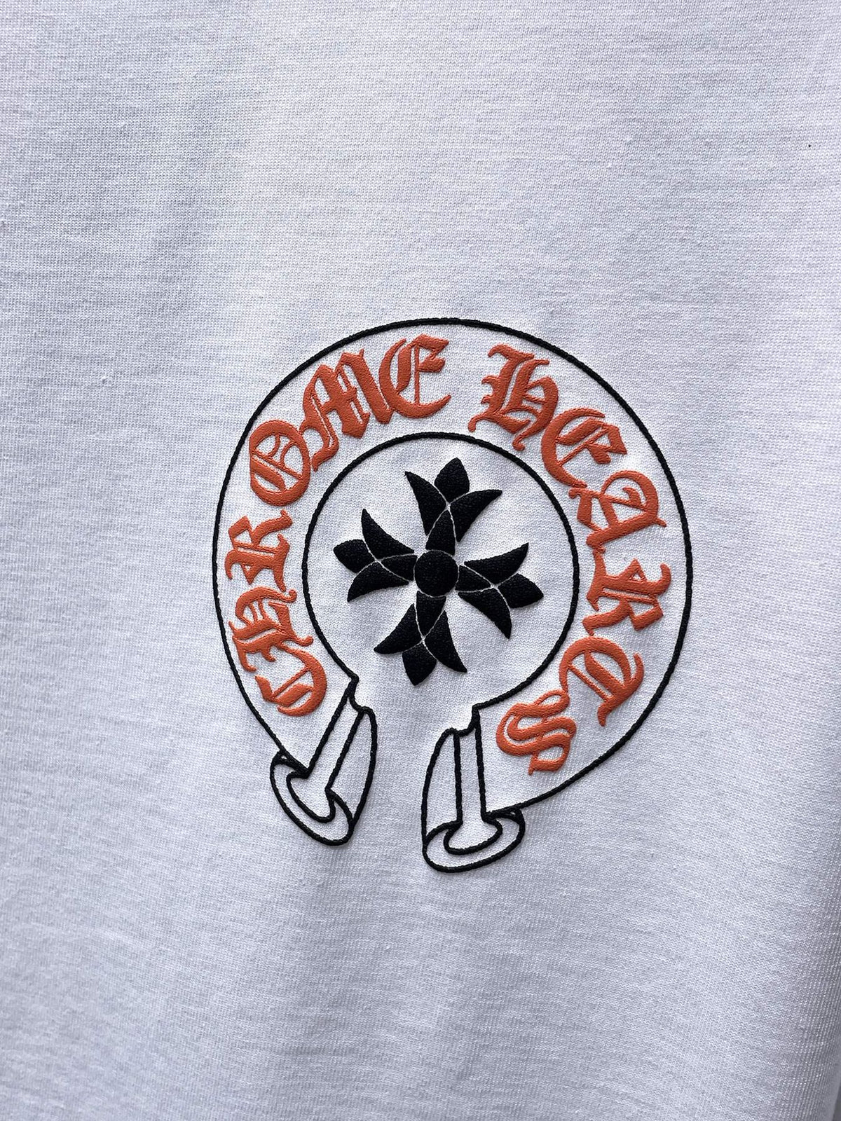 Chrome Hearts Splatter Horseshoe Graphic T-Shirt — detail